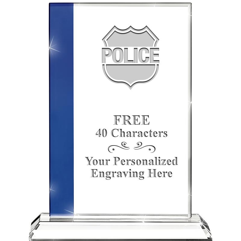 7"FLORENCE CRYSTAL W/SAPPHIRE