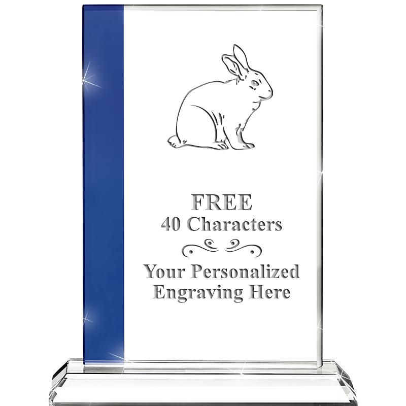 7"FLORENCE CRYSTAL W/SAPPHIRE