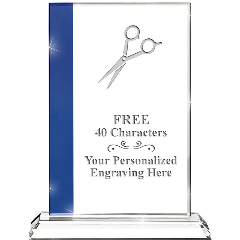 7"FLORENCE CRYSTAL W/SAPPHIRE