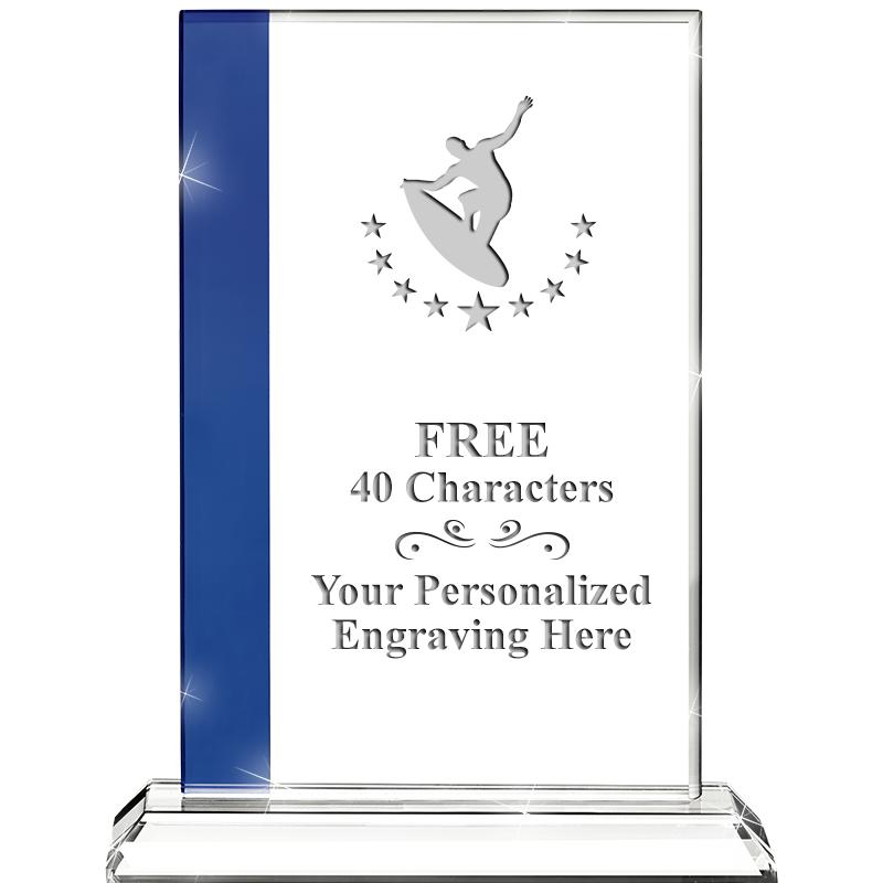 7"FLORENCE CRYSTAL W/SAPPHIRE