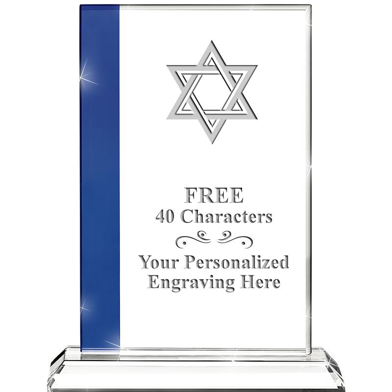 7"FLORENCE CRYSTAL W/SAPPHIRE