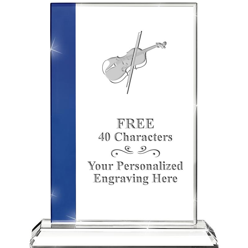 7"FLORENCE CRYSTAL W/SAPPHIRE