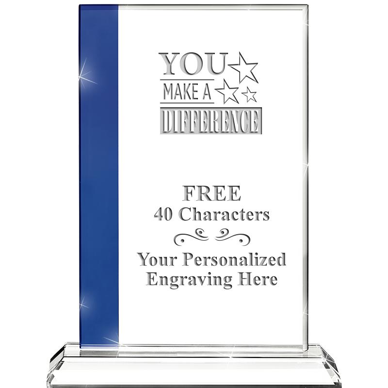 7"FLORENCE CRYSTAL W/SAPPHIRE