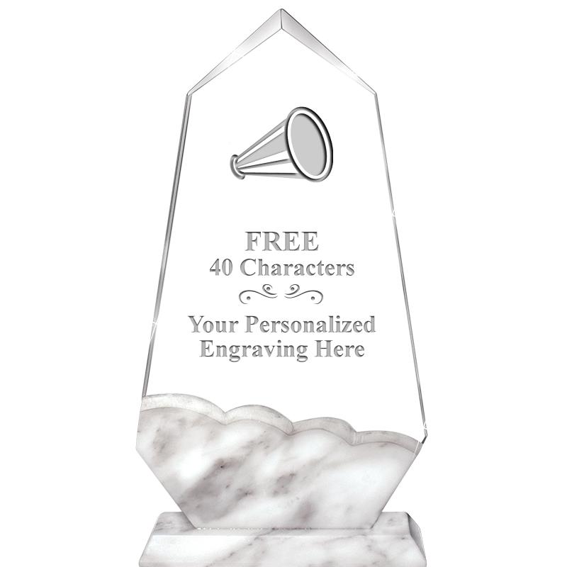 9" CALCUTTA MARBLE CRYSTAL