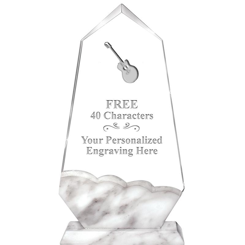 9" CALCUTTA MARBLE CRYSTAL