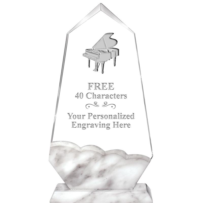 9" CALCUTTA MARBLE CRYSTAL