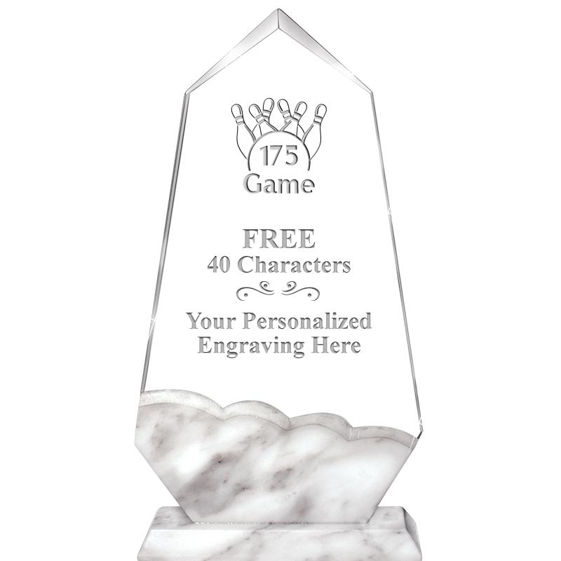 9" CALCUTTA MARBLE CRYSTAL