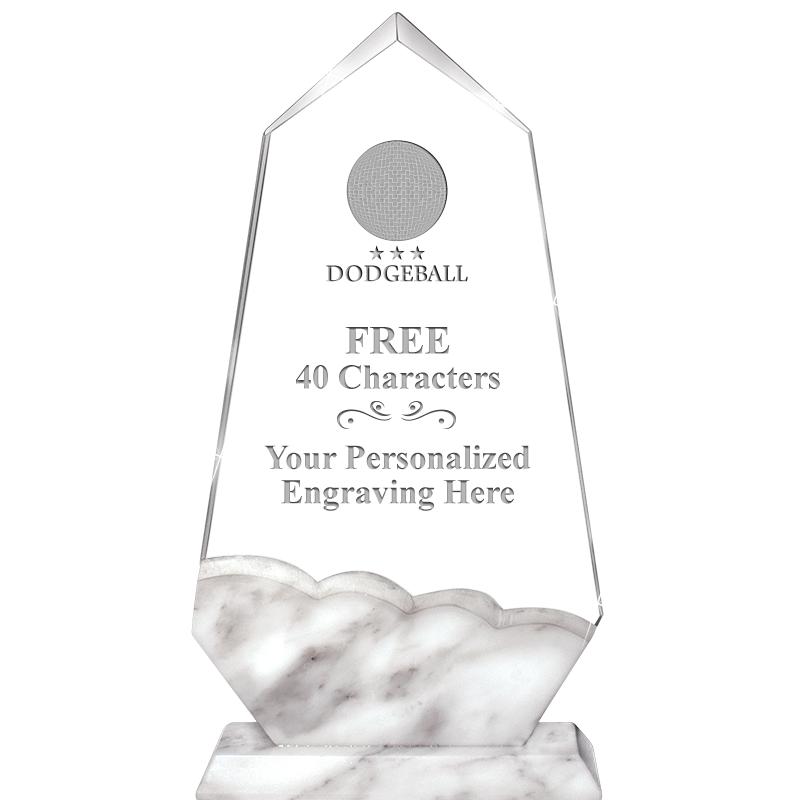 9" CALCUTTA MARBLE CRYSTAL