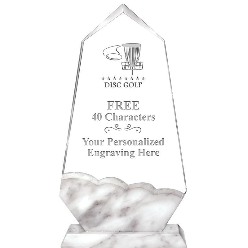 9" CALCUTTA MARBLE CRYSTAL