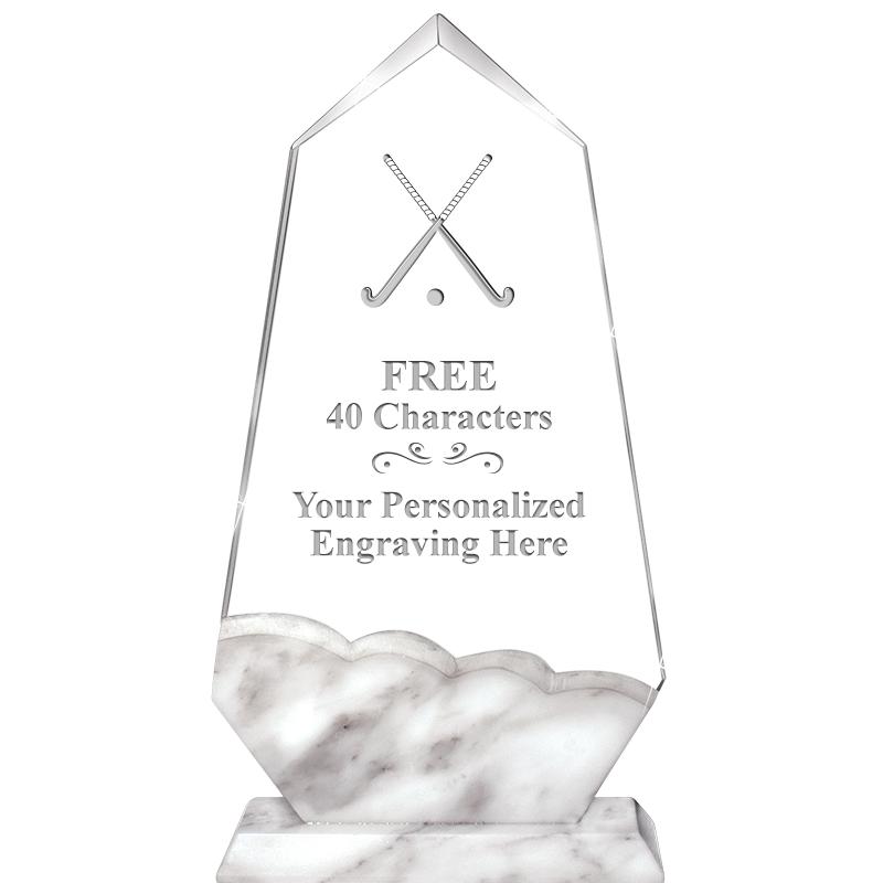 9" CALCUTTA MARBLE CRYSTAL