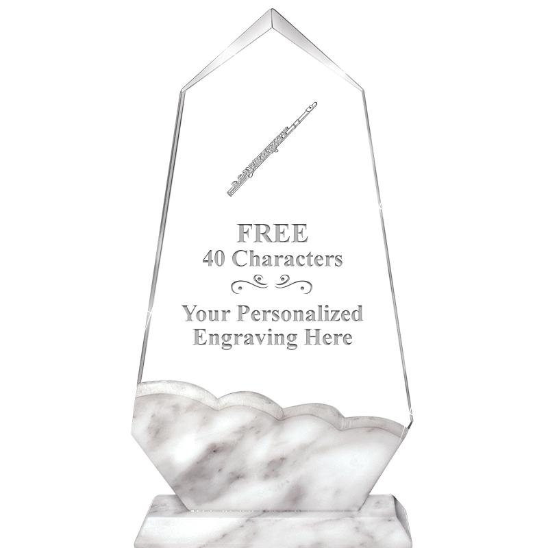 9" CALCUTTA MARBLE CRYSTAL