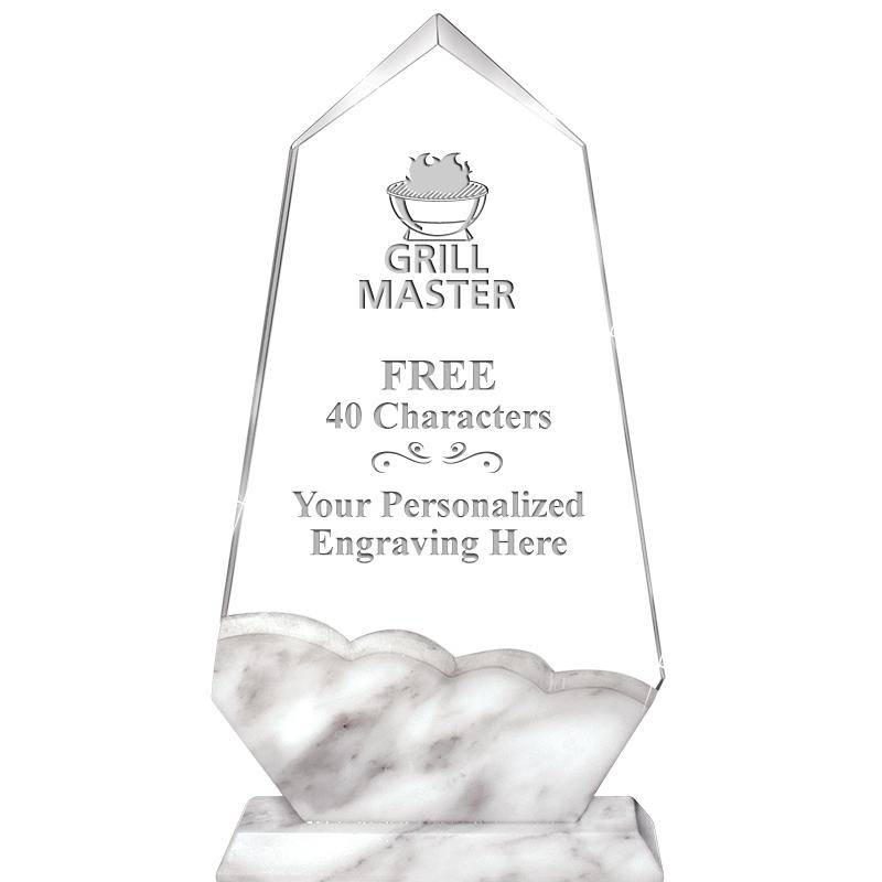 9" CALCUTTA MARBLE CRYSTAL