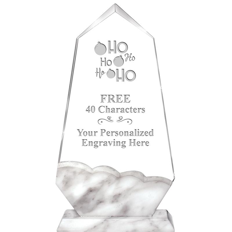 9" CALCUTTA MARBLE CRYSTAL