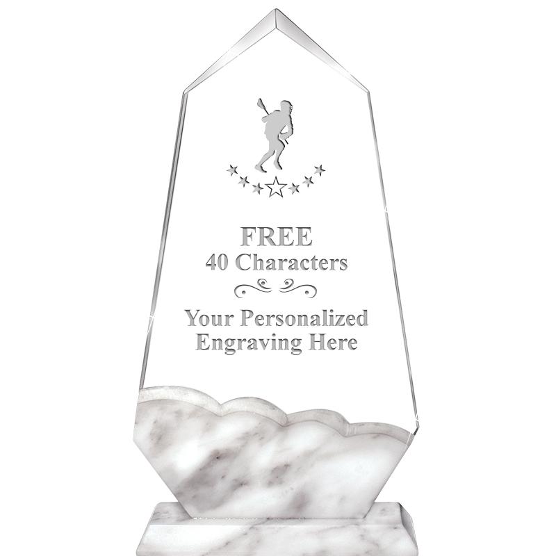 9" CALCUTTA MARBLE CRYSTAL