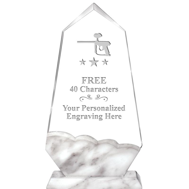 9" CALCUTTA MARBLE CRYSTAL