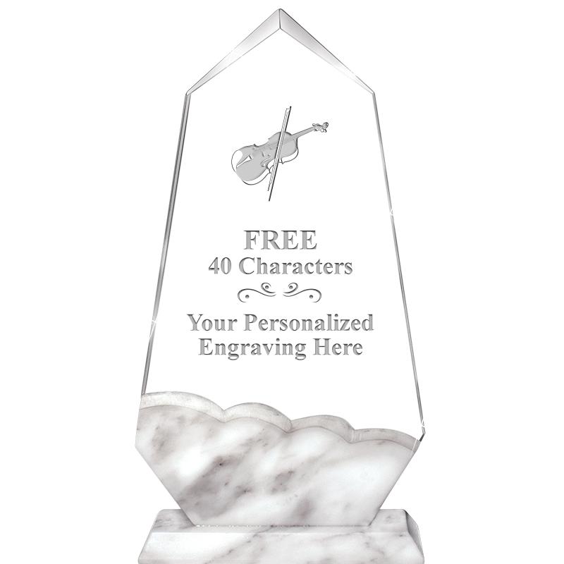 9" CALCUTTA MARBLE CRYSTAL