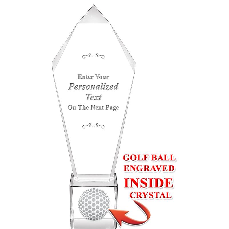 11" ACE GOLF BALL CRYSTAL