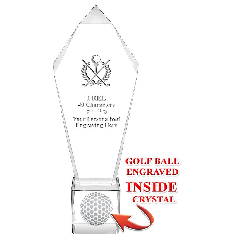 11" ACE GOLF BALL CRYSTAL