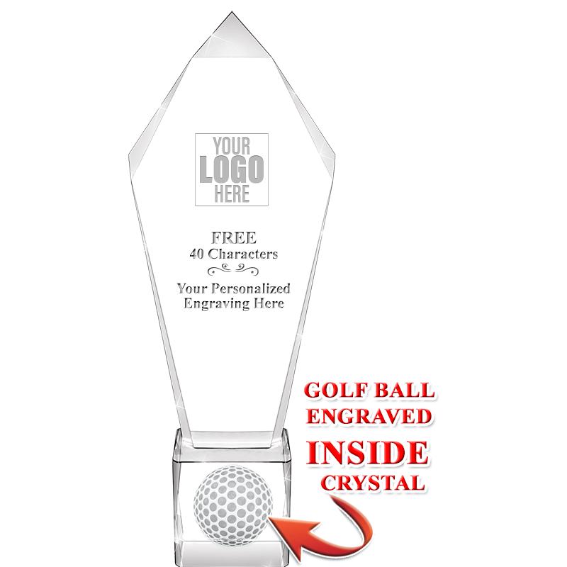 11" ACE GOLF BALL CRYSTAL