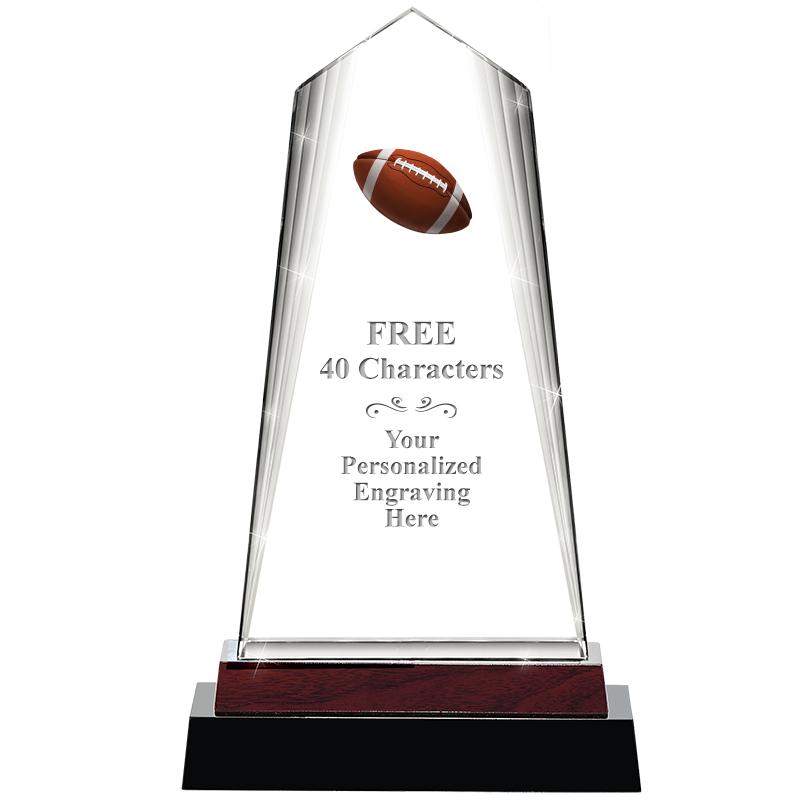 12" CHARISMA CRYSTAL WOOD BASE