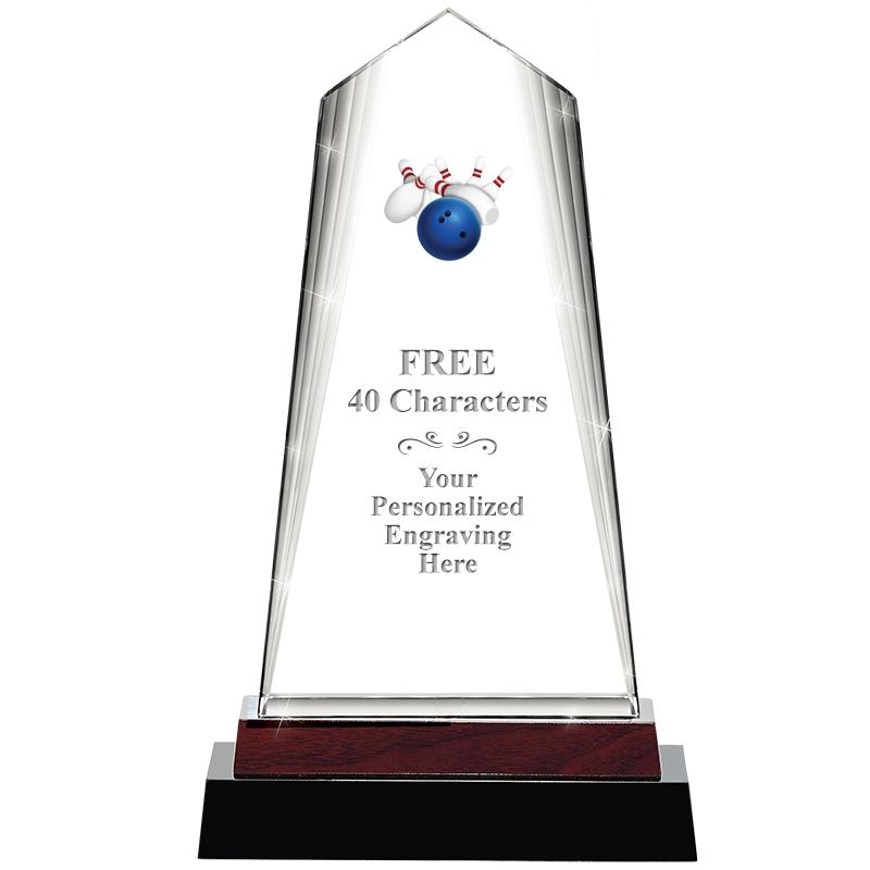 12" CHARISMA CRYSTAL WOOD BASE