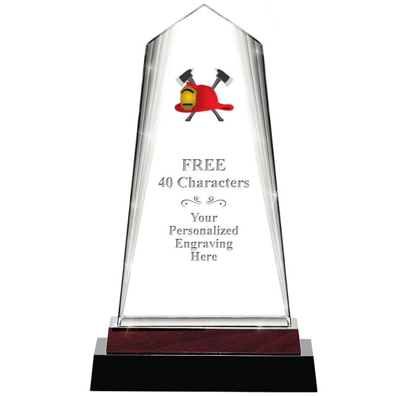 12" CHARISMA CRYSTAL WOOD BASE