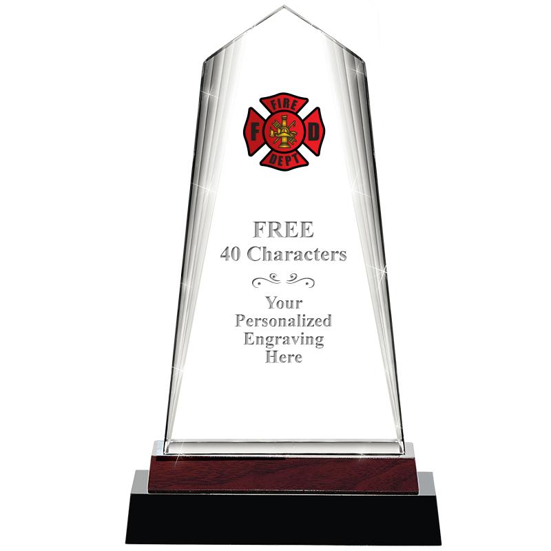 12" CHARISMA CRYSTAL WOOD BASE