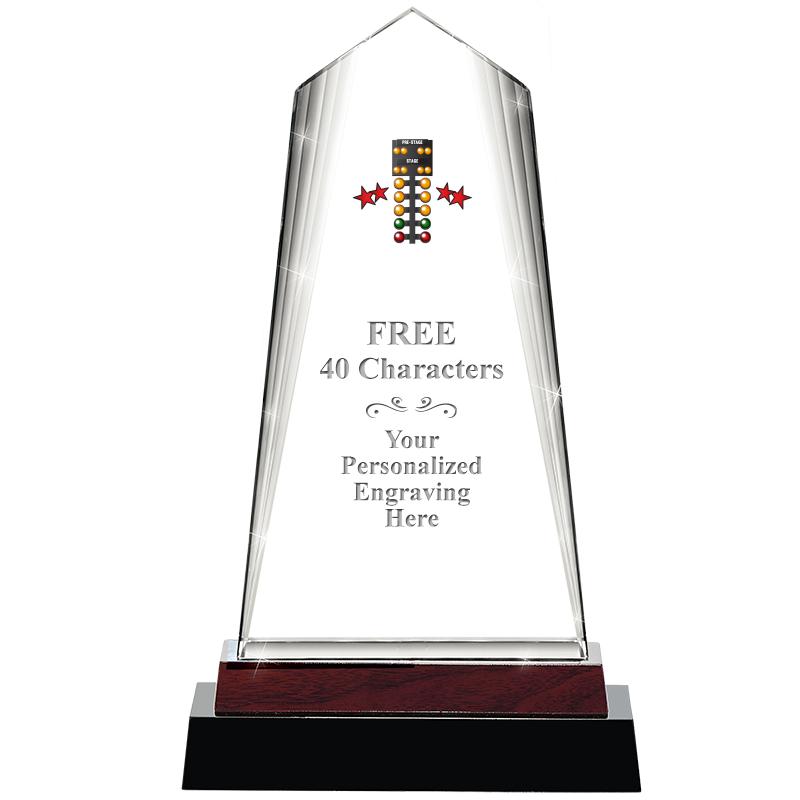 12" CHARISMA CRYSTAL WOOD BASE