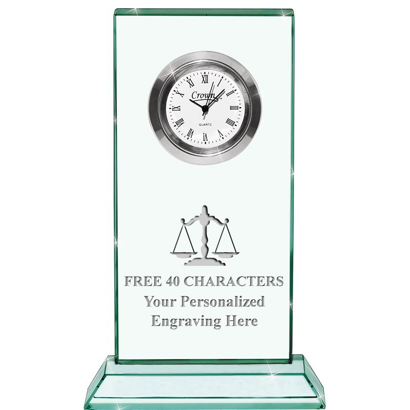 4.75" JADE DUO CLOCK CRYSTAL