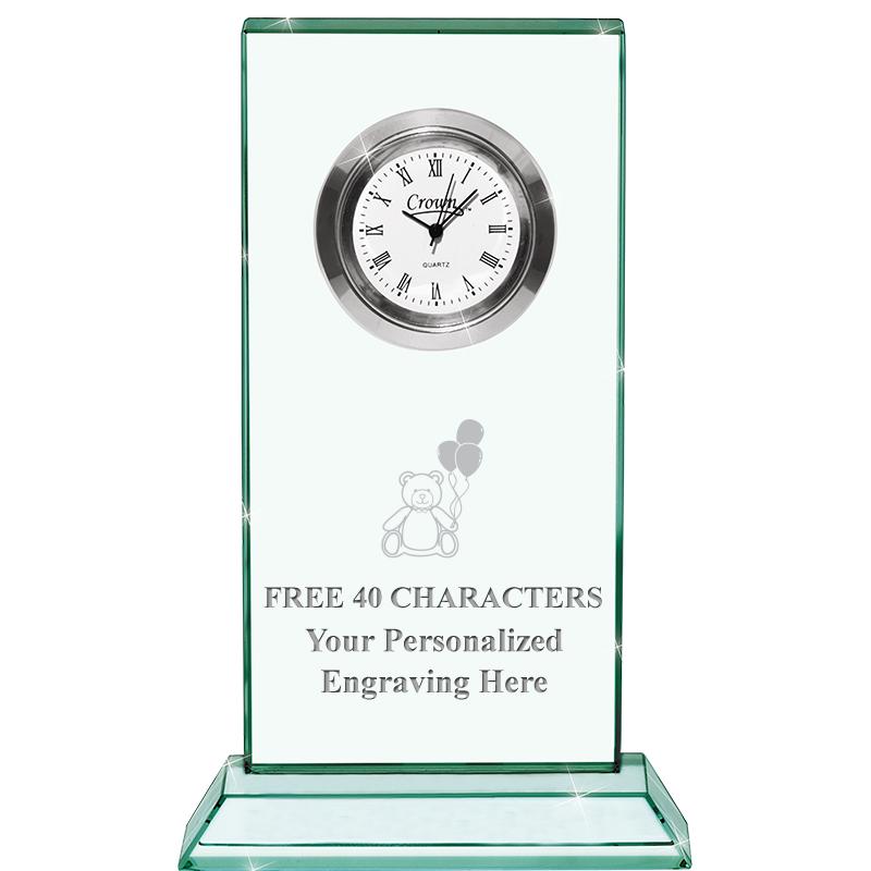 4.75" JADE DUO CLOCK CRYSTAL