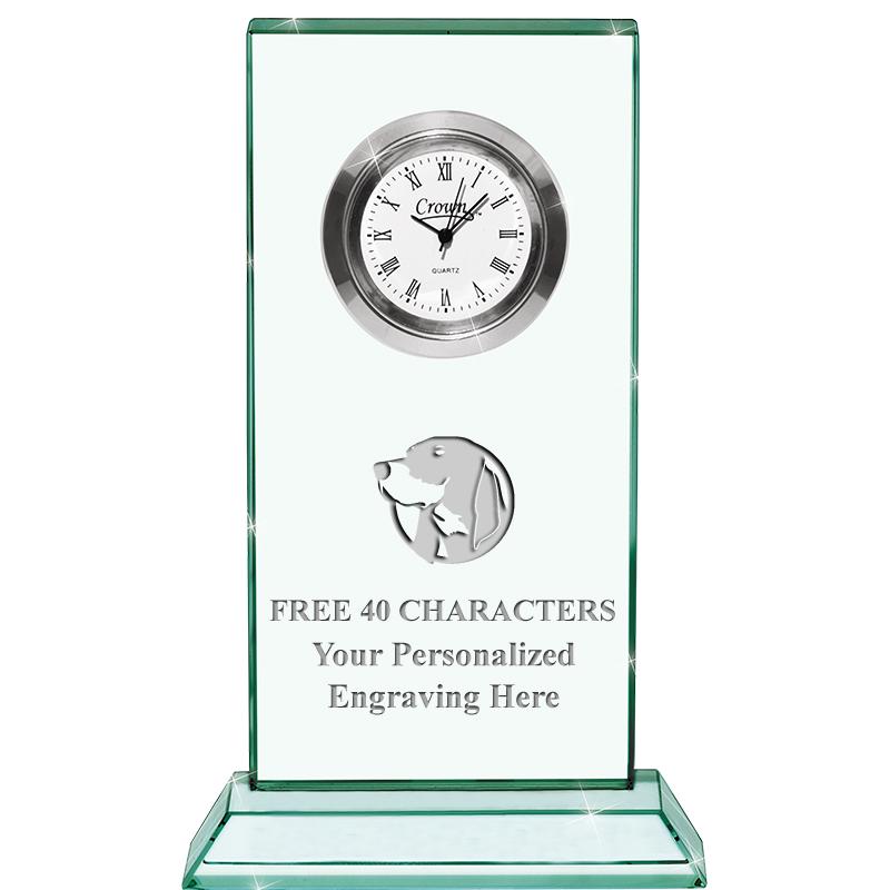 4.75" JADE DUO CLOCK CRYSTAL