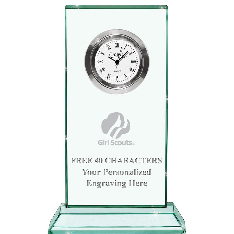 4.75" JADE DUO CLOCK CRYSTAL