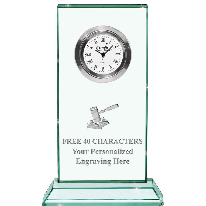 4.75" JADE DUO CLOCK CRYSTAL