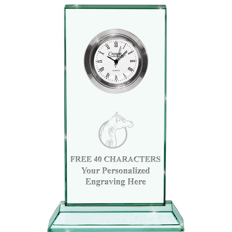 4.75" JADE DUO CLOCK CRYSTAL