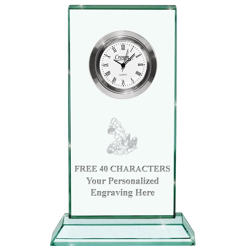 4.75" JADE DUO CLOCK CRYSTAL