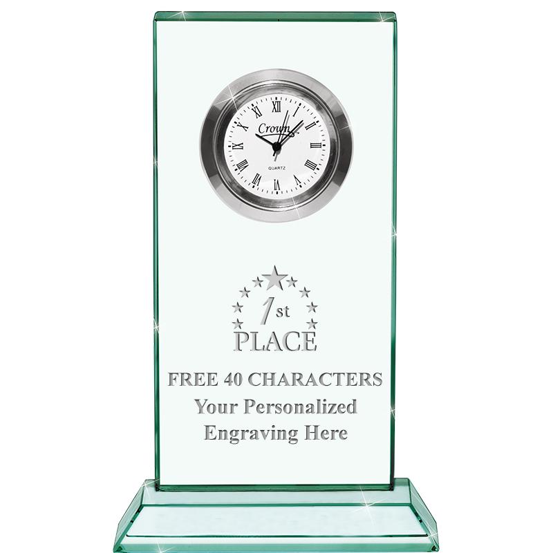 4.75" JADE DUO CLOCK CRYSTAL