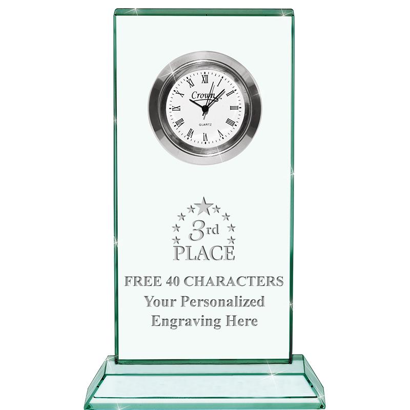 4.75" JADE DUO CLOCK CRYSTAL