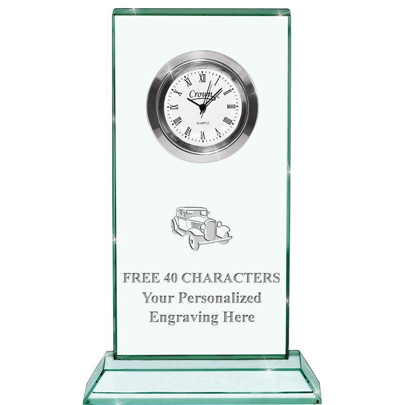 4.75" JADE DUO CLOCK CRYSTAL