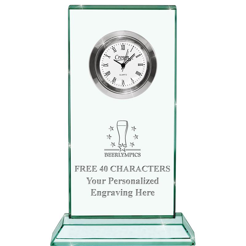 4.75" JADE DUO CLOCK CRYSTAL