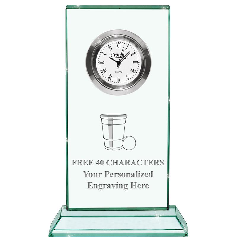 4.75" JADE DUO CLOCK CRYSTAL