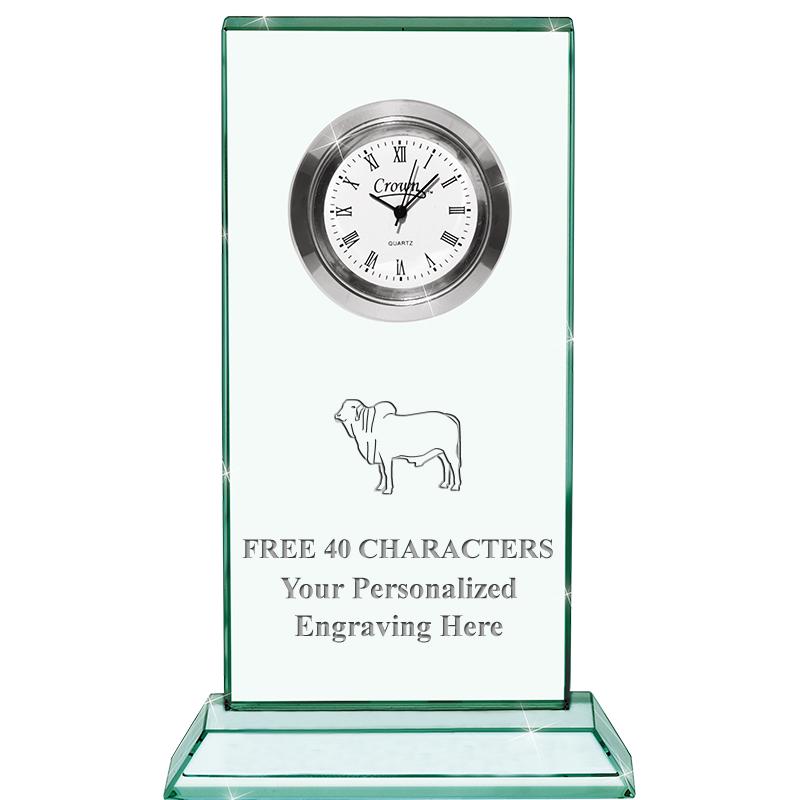 4.75" JADE DUO CLOCK CRYSTAL