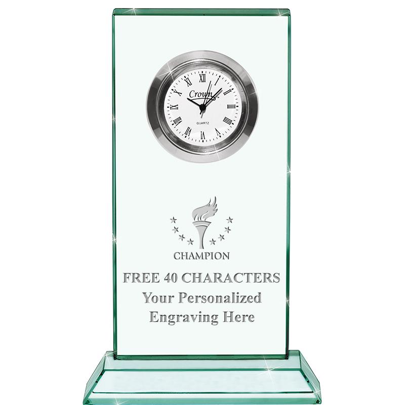 4.75" JADE DUO CLOCK CRYSTAL