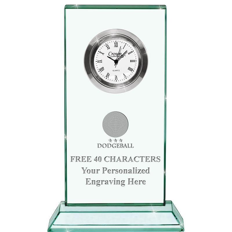 4.75" JADE DUO CLOCK CRYSTAL