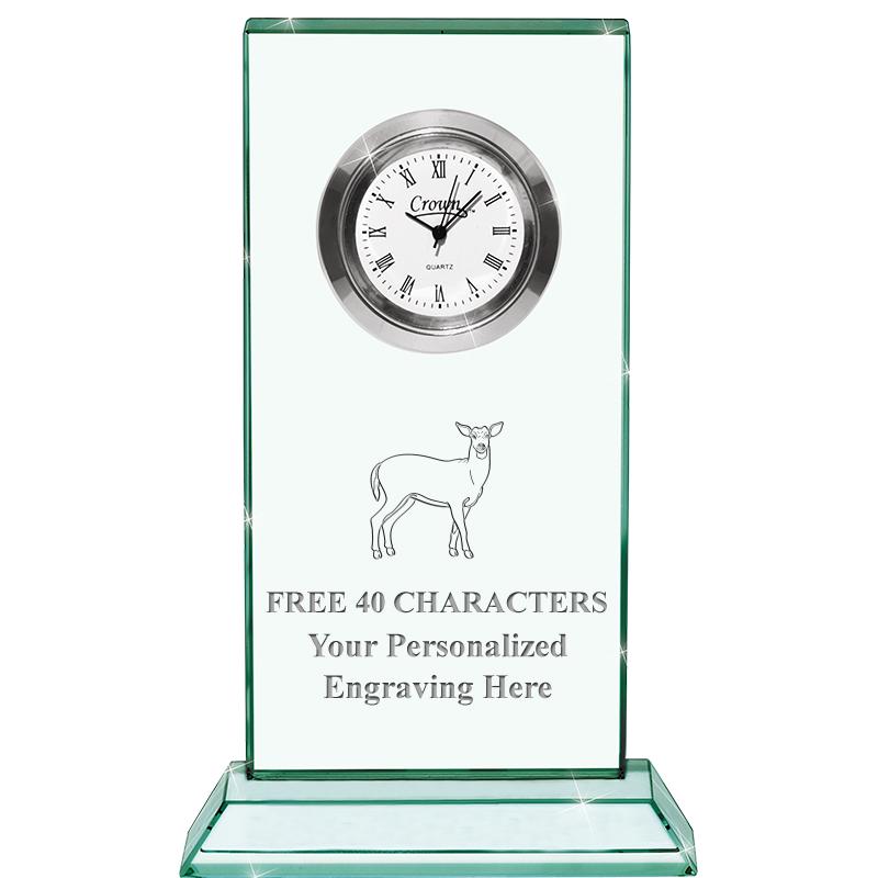 4.75" JADE DUO CLOCK CRYSTAL