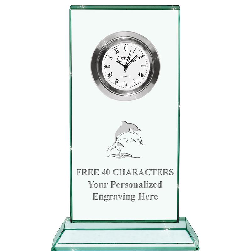 4.75" JADE DUO CLOCK CRYSTAL