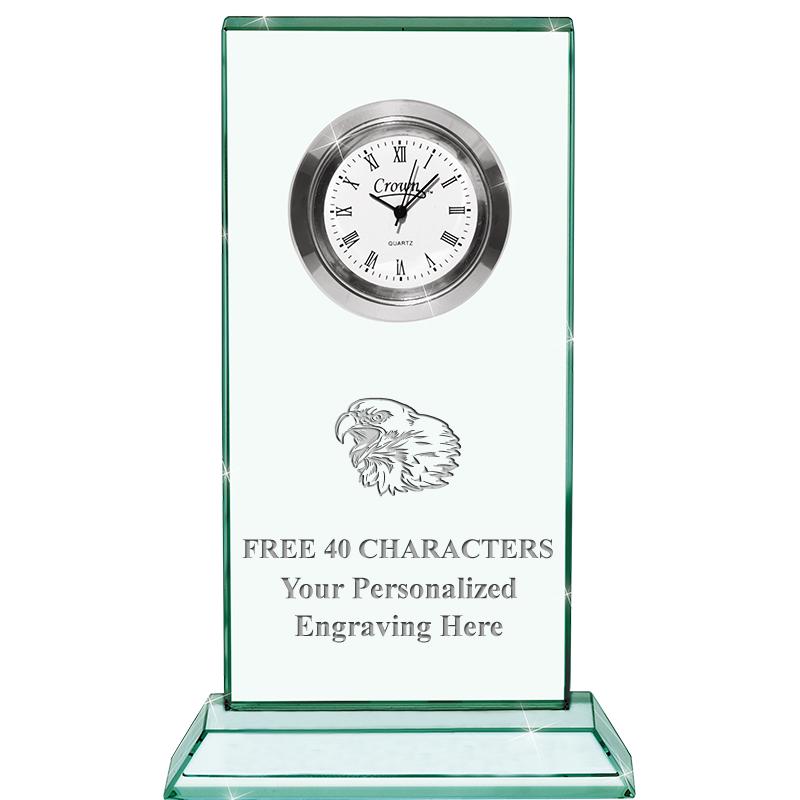 4.75" JADE DUO CLOCK CRYSTAL