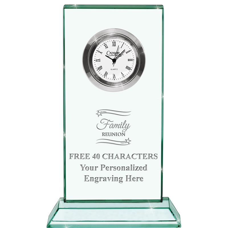 4.75" JADE DUO CLOCK CRYSTAL