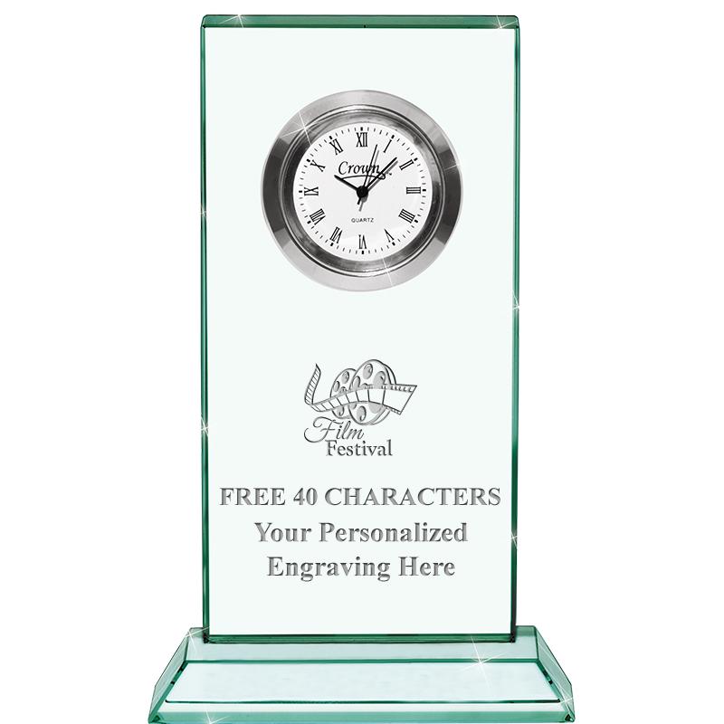 4.75" JADE DUO CLOCK CRYSTAL