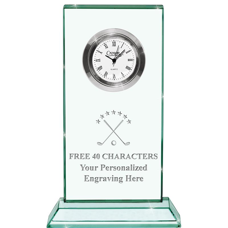 4.75" JADE DUO CLOCK CRYSTAL