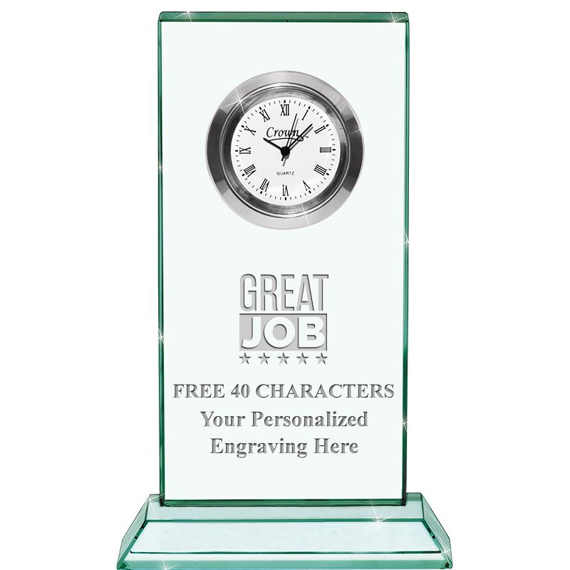 4.75" JADE DUO CLOCK CRYSTAL